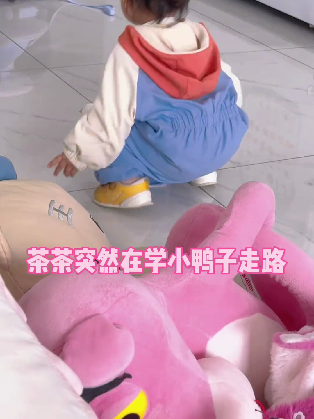 一天一个小技能,会学小鸭子走路了