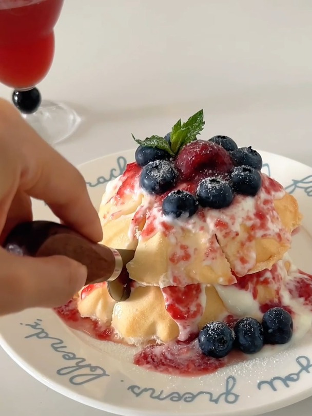 自带仙女气质,Pavlova帕夫洛娃蛋糕~