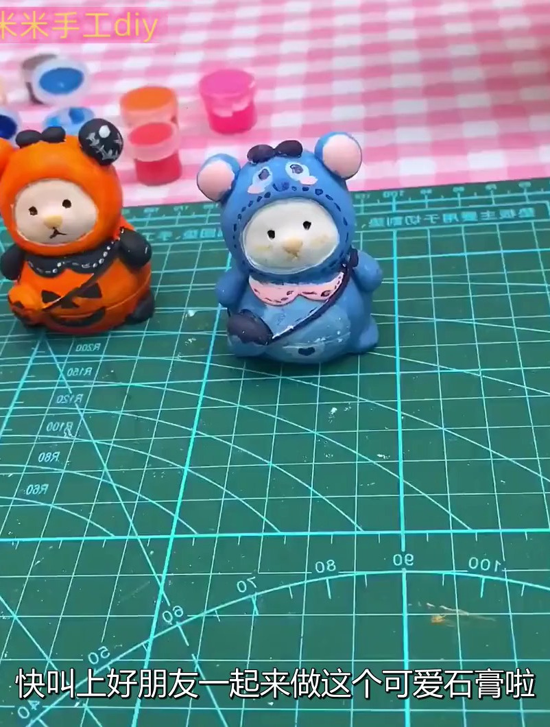 一起来画这个小小石膏娃娃吧～