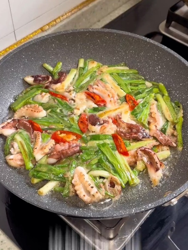 满满小章鱼的章鱼葱饼sei不爱啊!太香了!
