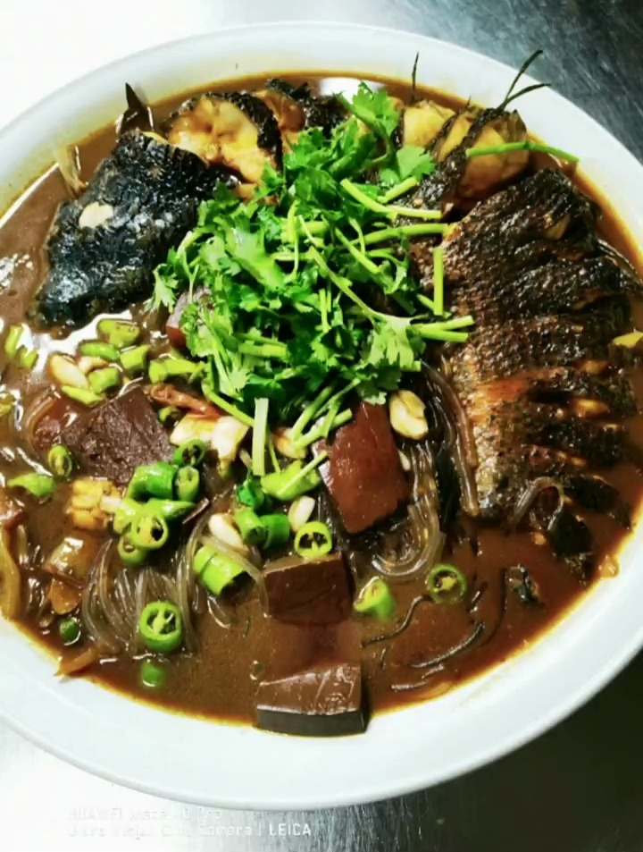 家常炖鱼,黑鱼做法