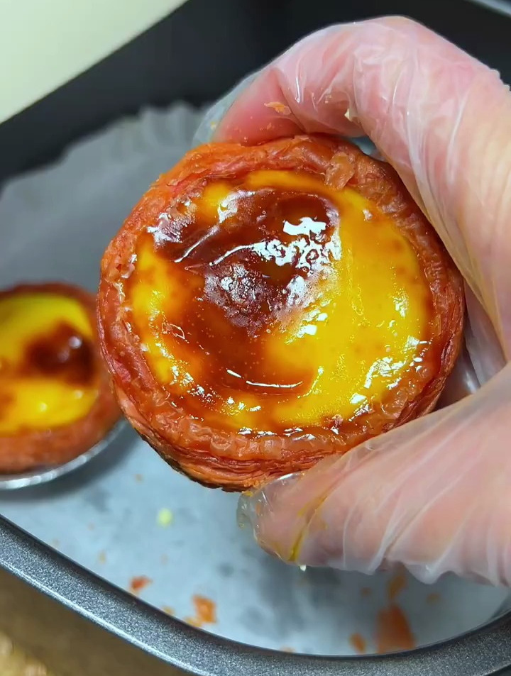空气炸锅美食 烤蛋挞
