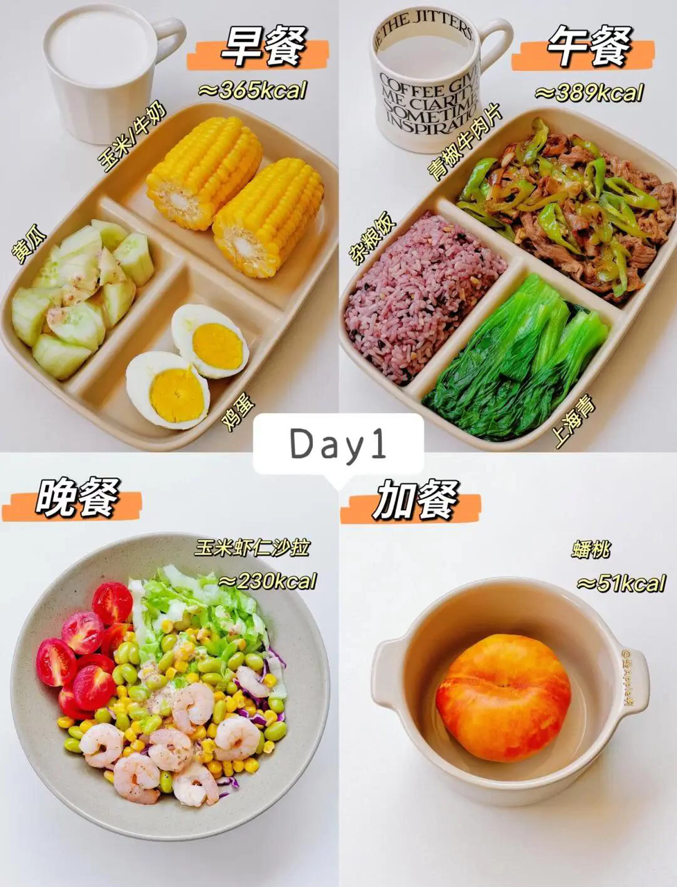 狂甩60斤肉！一周减肥食谱大公开！
