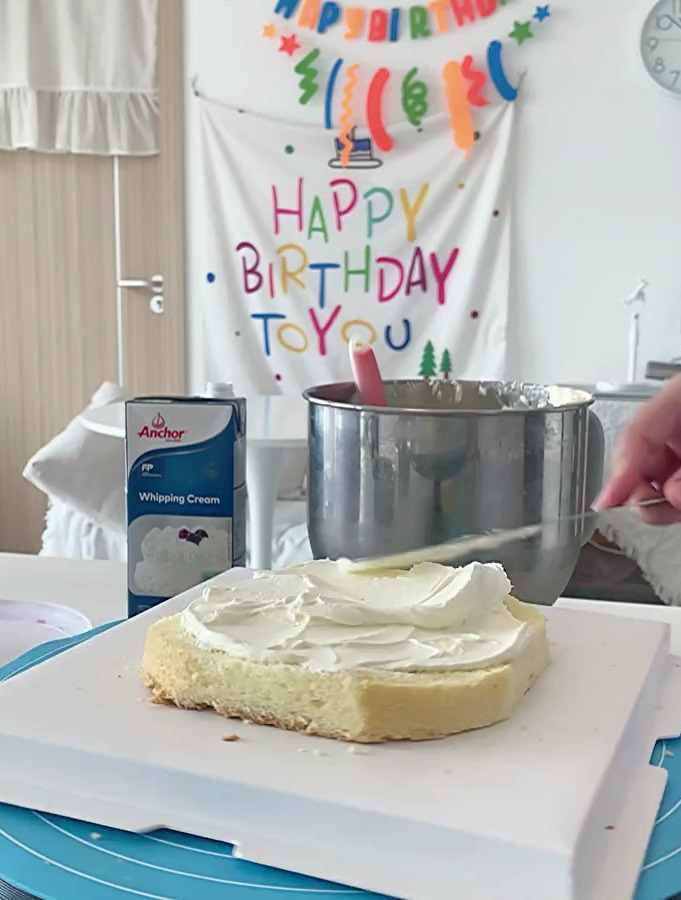 沉浸式做蛋糕 _ 方形男生手绘 ins蛋糕 手绘蛋糕 男生蛋糕