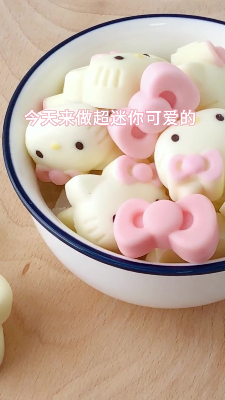 hellokitty造型的巧克力,纯可可脂制作