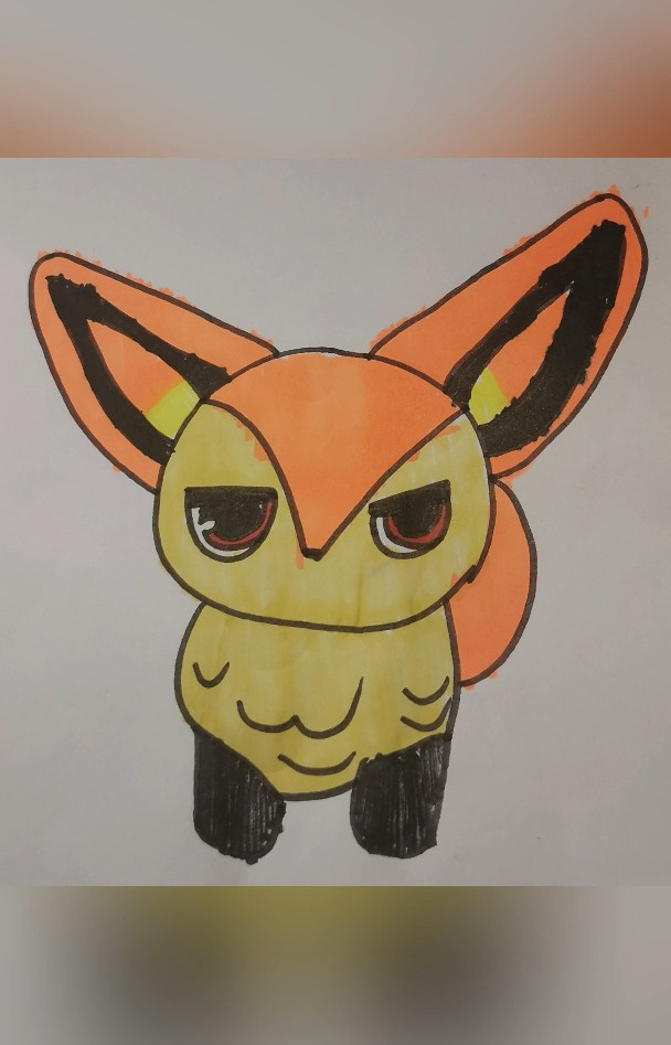 妈妈画的卡通画爆爆狐VS我画的卡通画爆爆狐