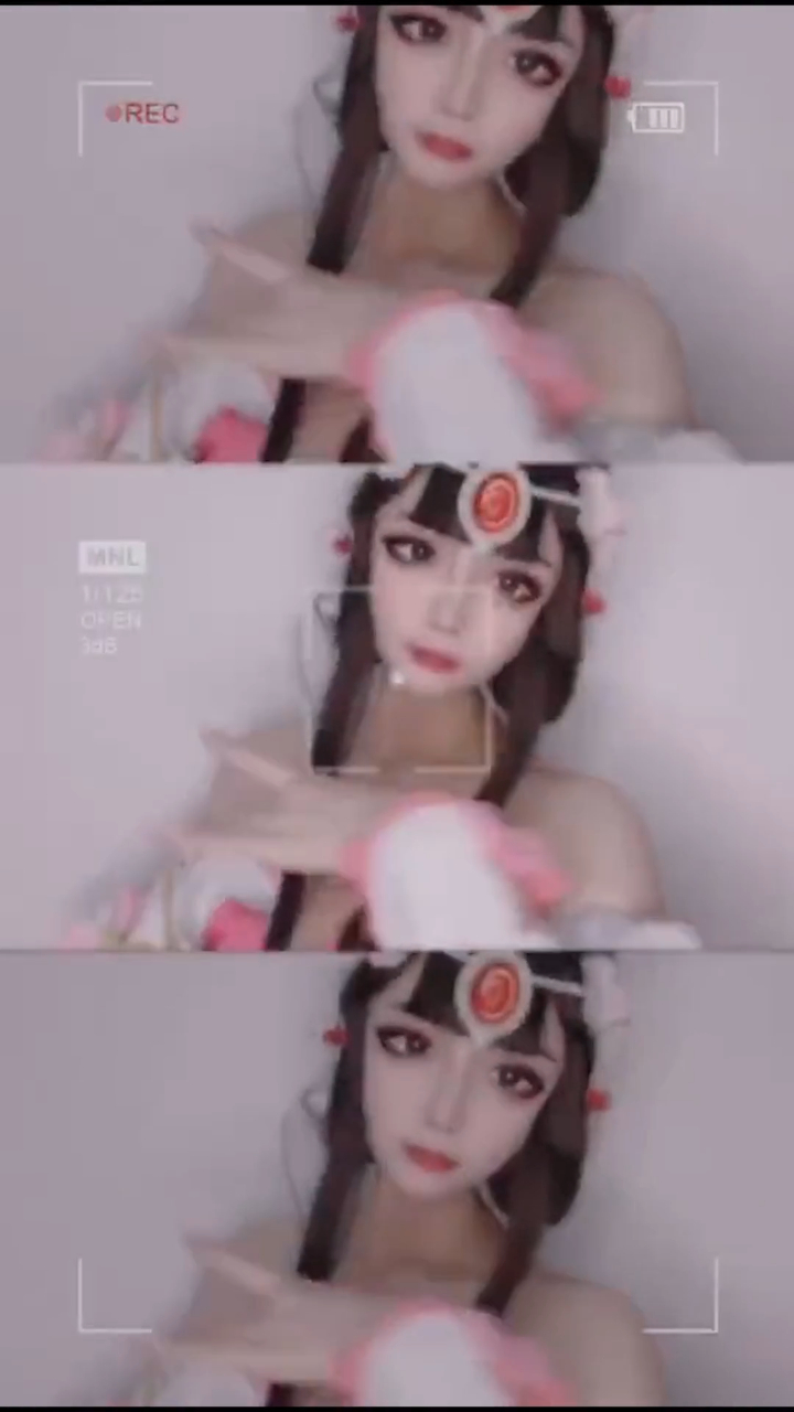 小姐姐COS王者荣耀甄姬,真的是太美了 美腿秀 cosplay