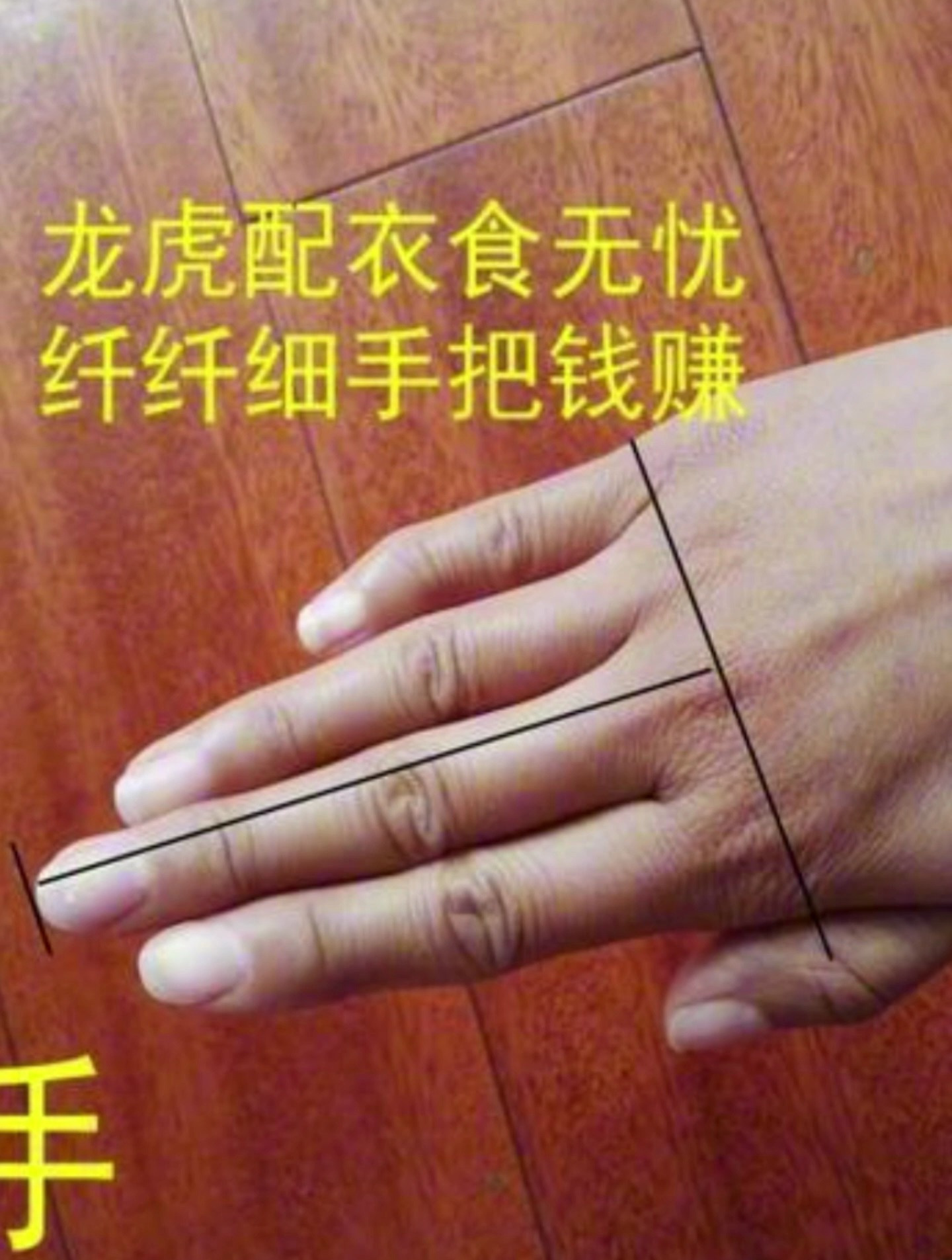 如果女性的手像凤爪那样修长