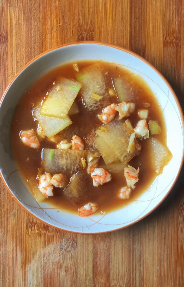 冬瓜炒虾仁的做法