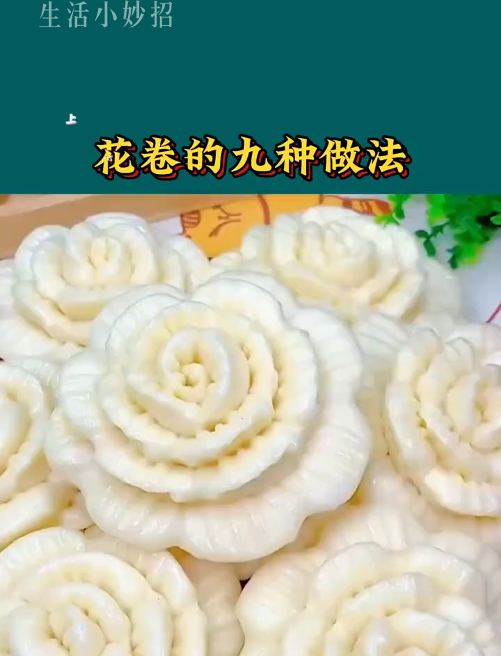 花卷的花样做法,面食控必看!简单易学,快动手试试吧