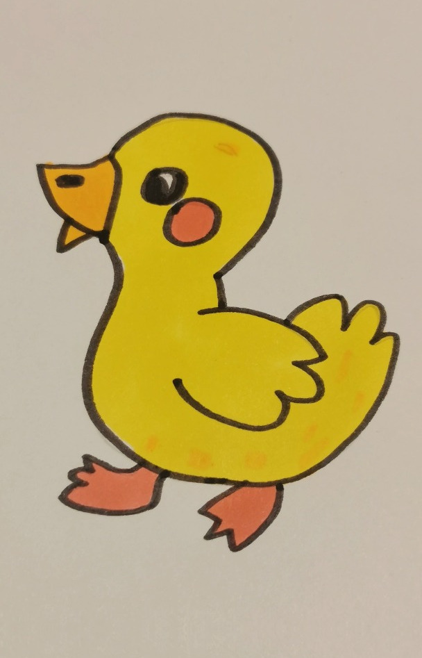 妈妈画得可爱小鸭VS我画得可爱小鸭