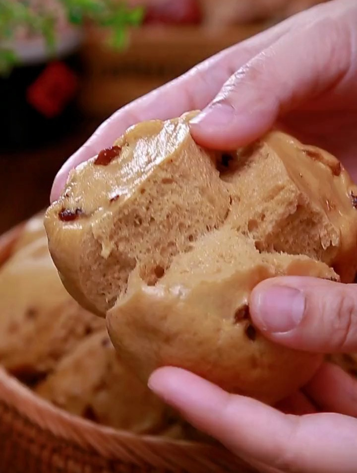 一看就会的红枣红糖馒头