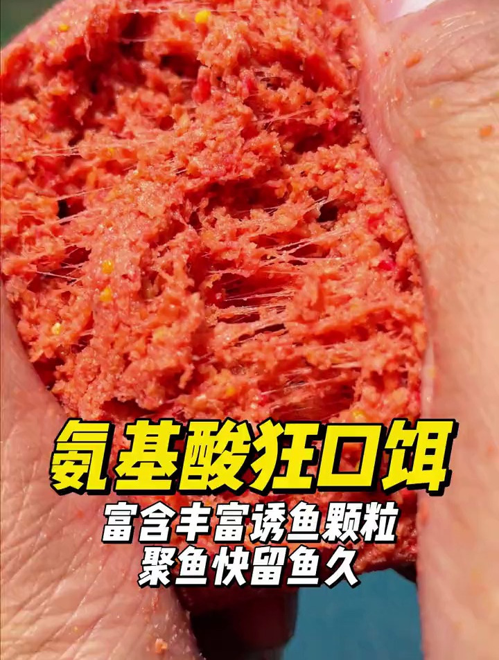 钓鱼新手的福音,出门必备的爆护饵料,夏季钓鱼必备氨基酸狂口饵