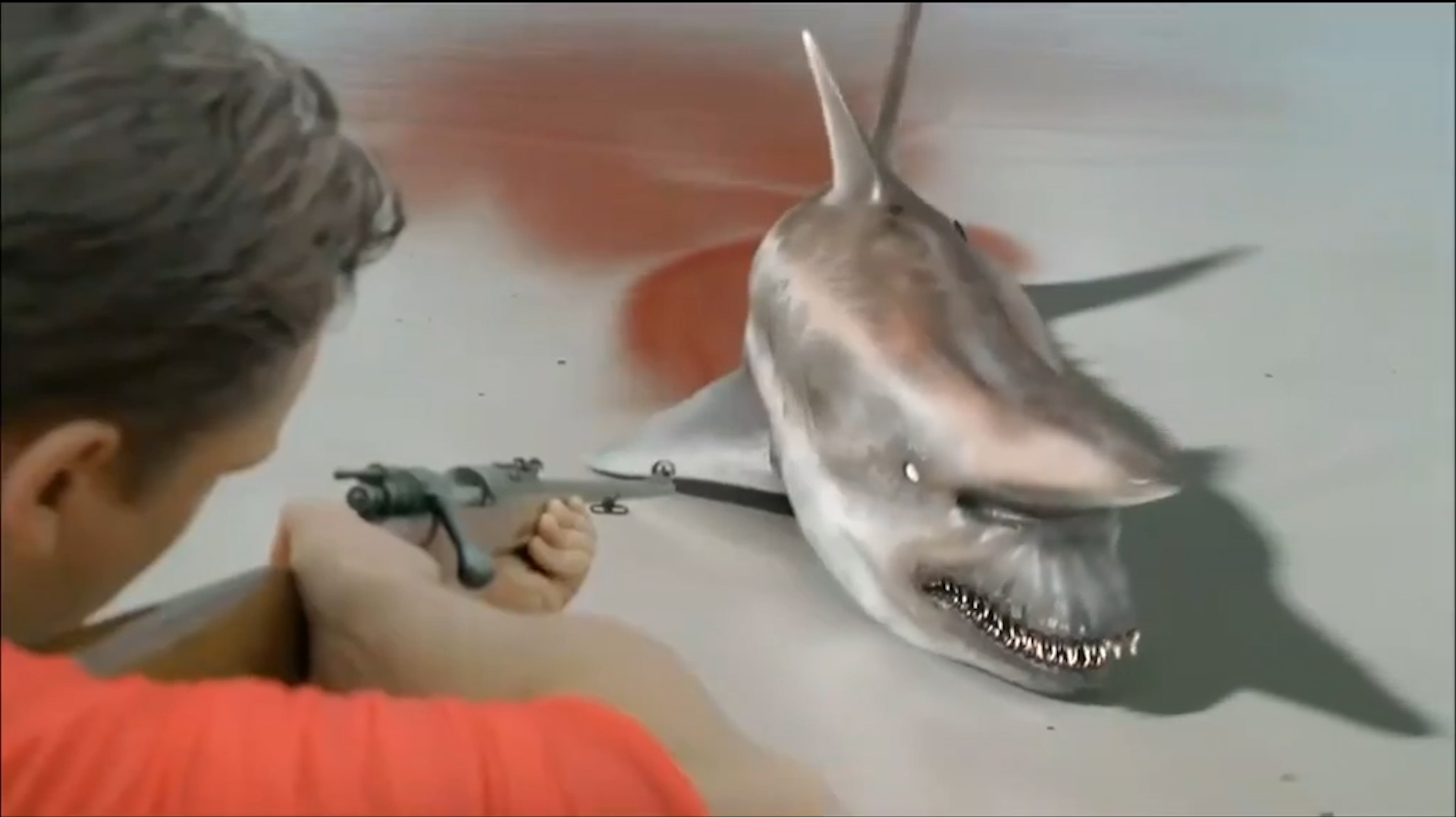 马里布鲨鱼:海啸过后,史前鲨鱼浮出水面,开始疯狂攻击人类