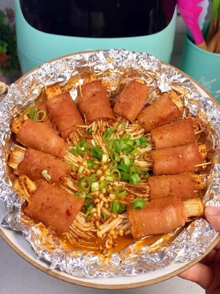 金针菇培根卷