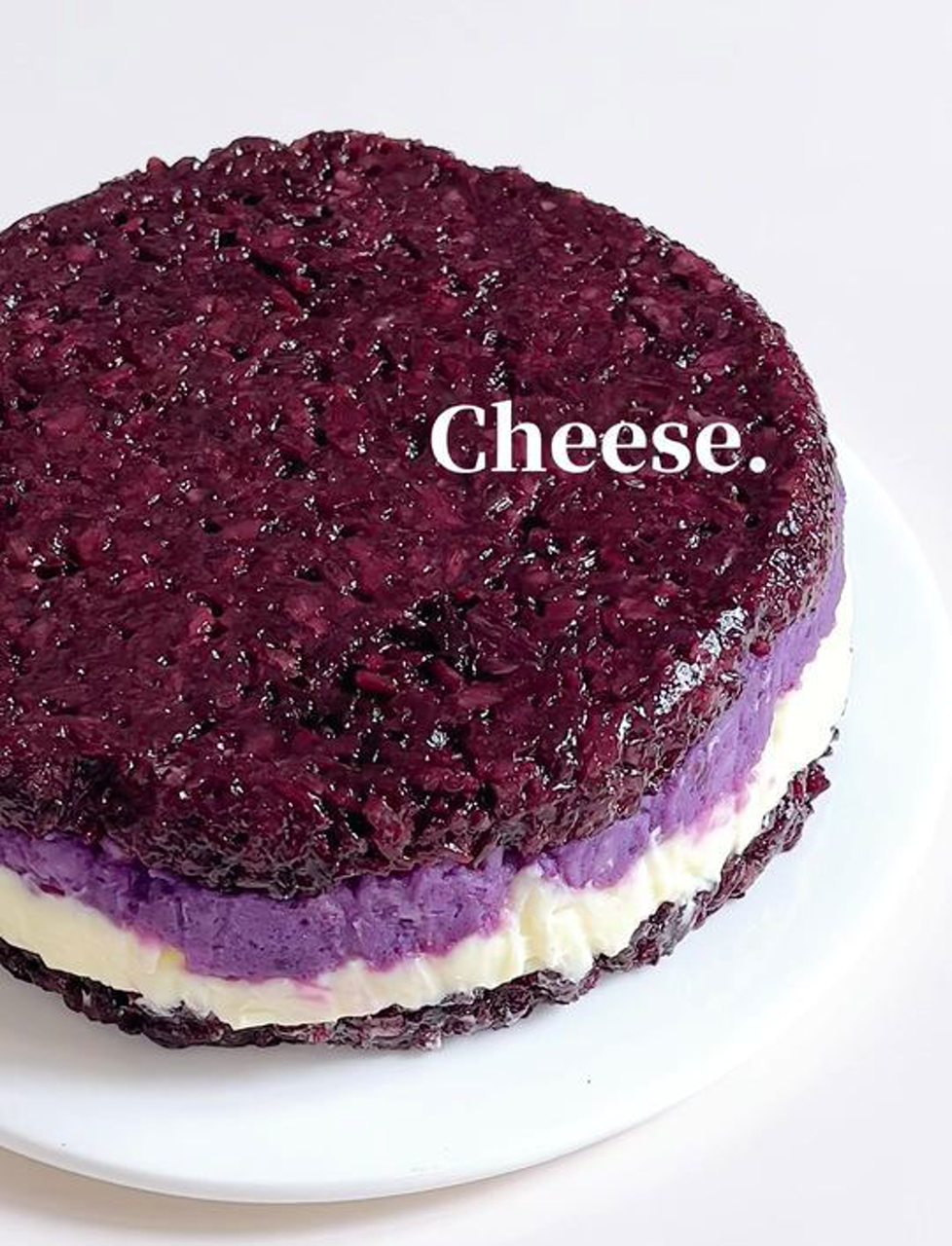 紫薯芋泥芝士蛋糕甜而不腻,一吃就上瘾!