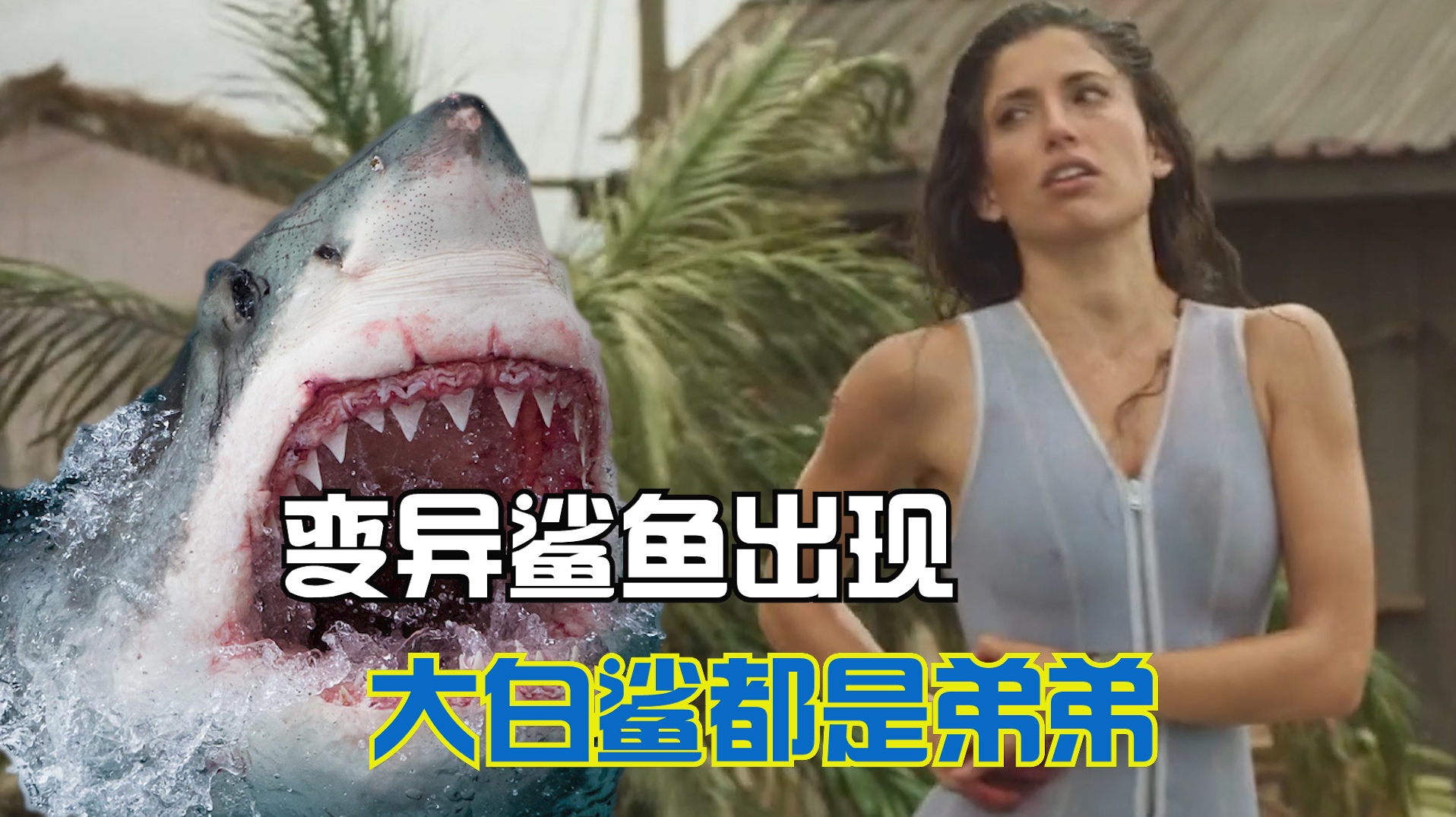 一口气讲完美国惊悚片,实验室里跑出来的鲨鱼,连大白鲨都吃!