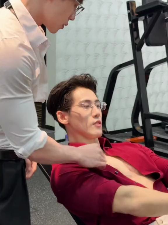 帅气的中国肌肉男 帅哥