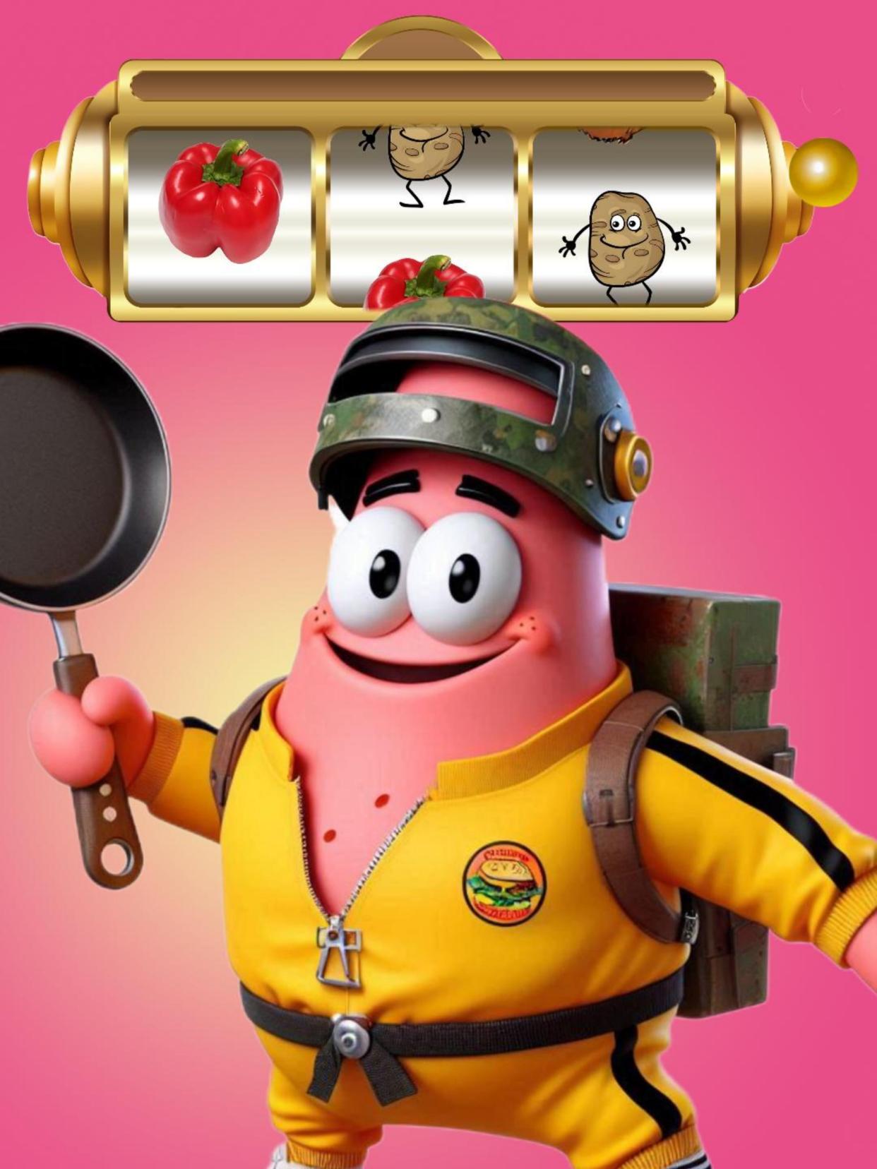 当卡通遇上游戏:海绵宝宝&派大星绝地求生大变身