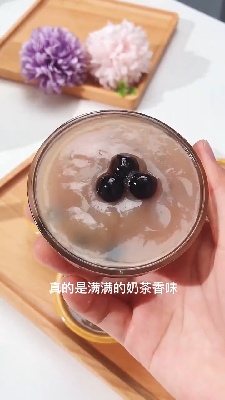 珍珠奶茶钵仔糕不输直接喝的奶茶哦