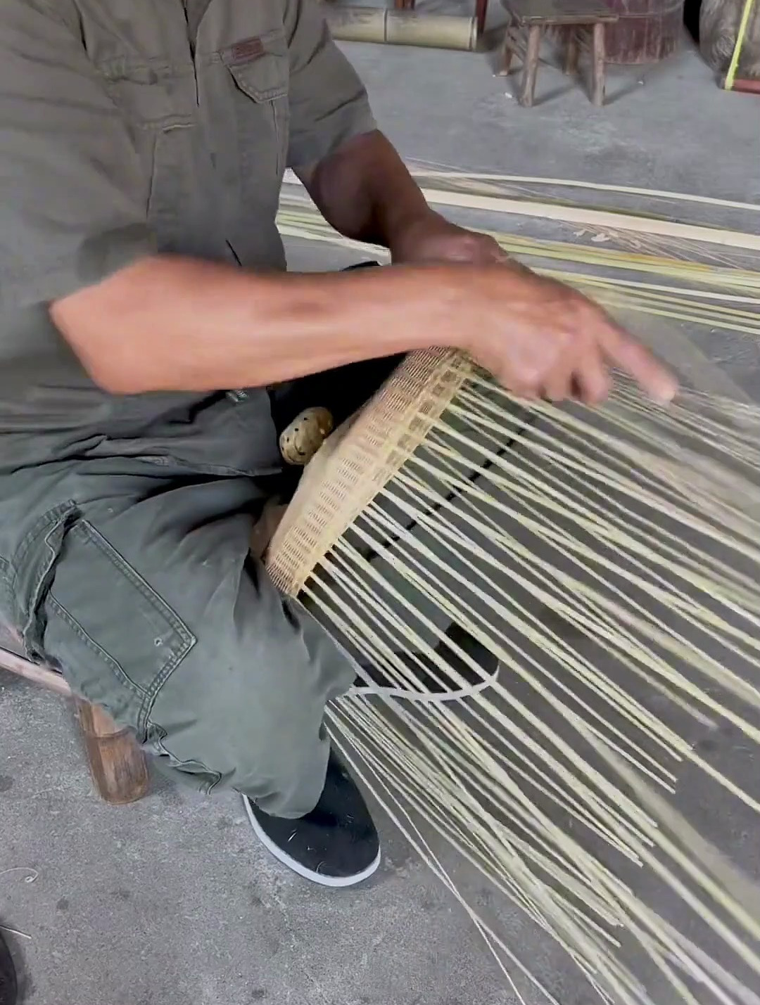 竹编小菜罩,罩菜、罩馒头包子、罩破开没吃完的西瓜