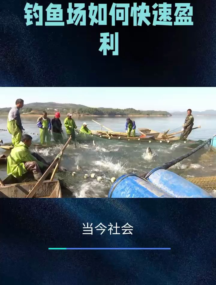 钓鱼场如何快速盈利