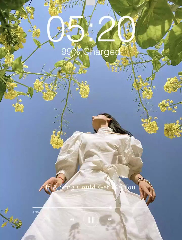 敲了敲你的屏幕!该换壁纸啦