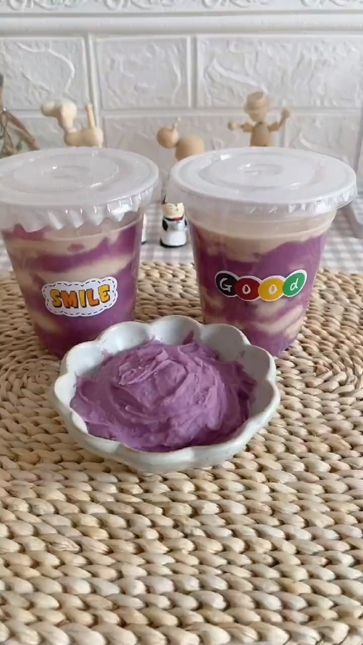 自制芋圆芋泥奶茶在家实现芋泥自由的快乐
