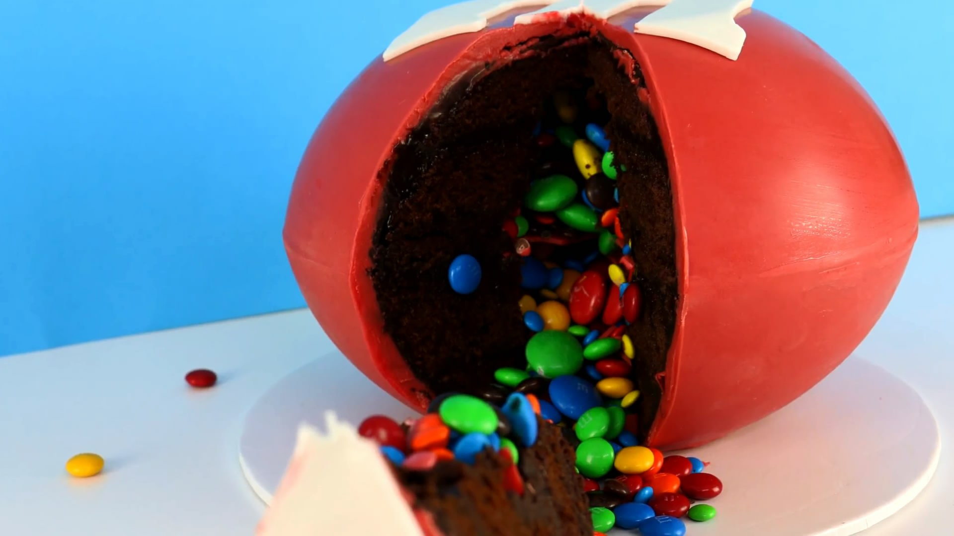 特大大大大号的MM巧克力豆,一刀下去还露馅?满满的惊喜!