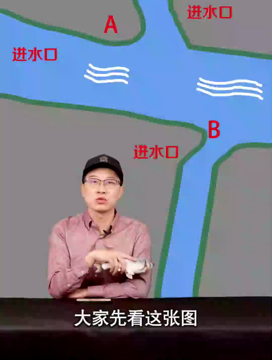 钓鱼教学:野钓黄金钓位如何选择,图解加视频,帮你一招搞定