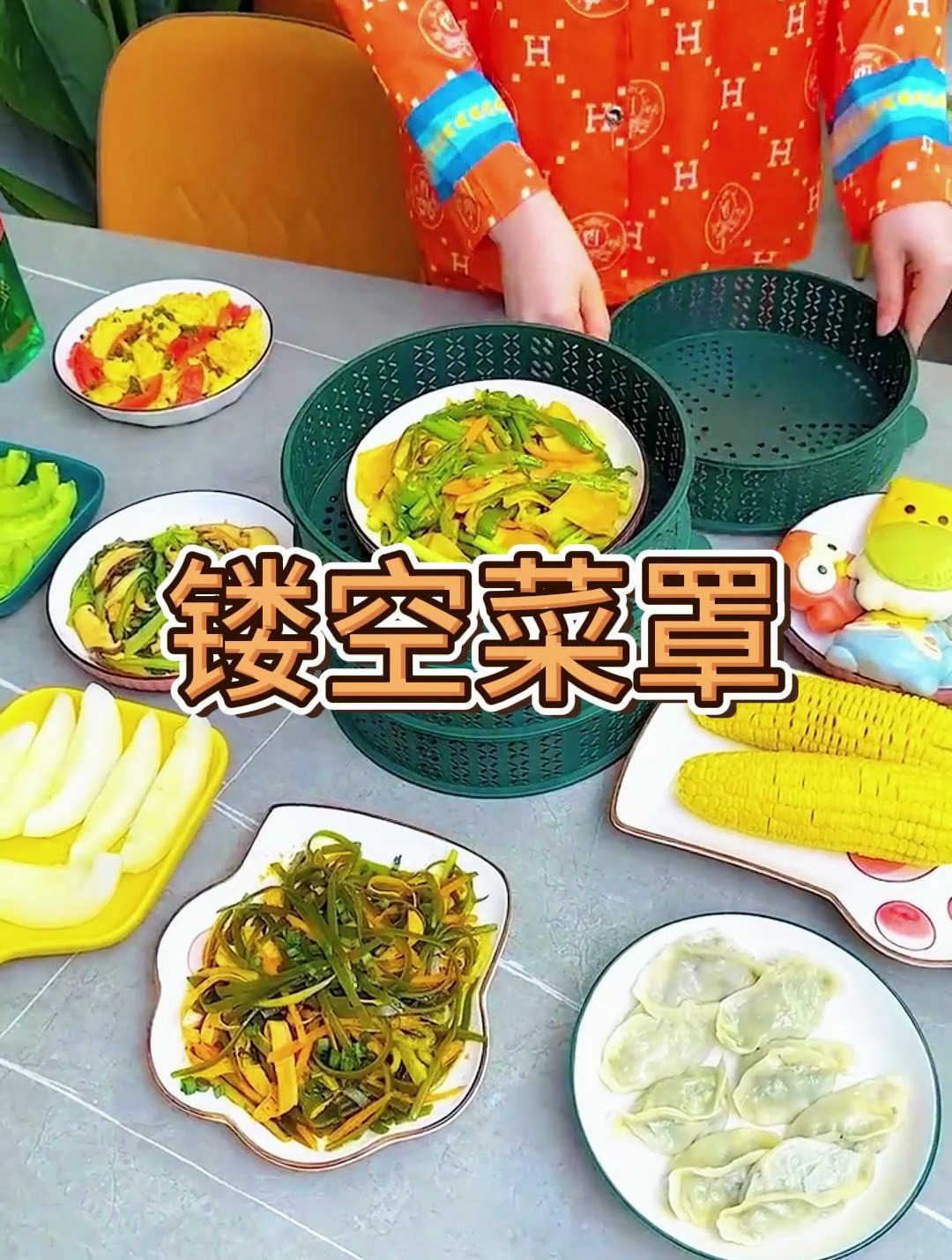 天气马上要变暖了,桌子上的饭菜总是招来苍蝇,试试这个镂空菜罩