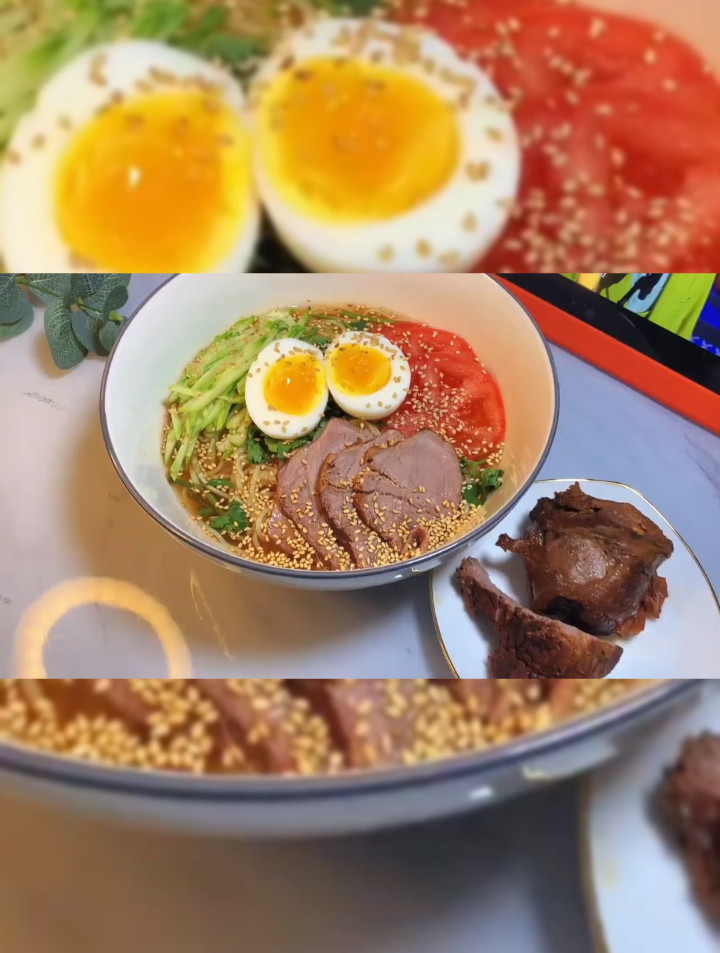 卤牛肉大冷面这才是正确打开方式吧