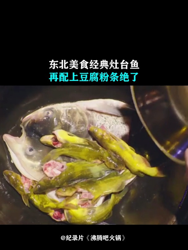 沸腾吧火锅:东北美食,经典灶台鱼,再配上豆腐粉条绝了