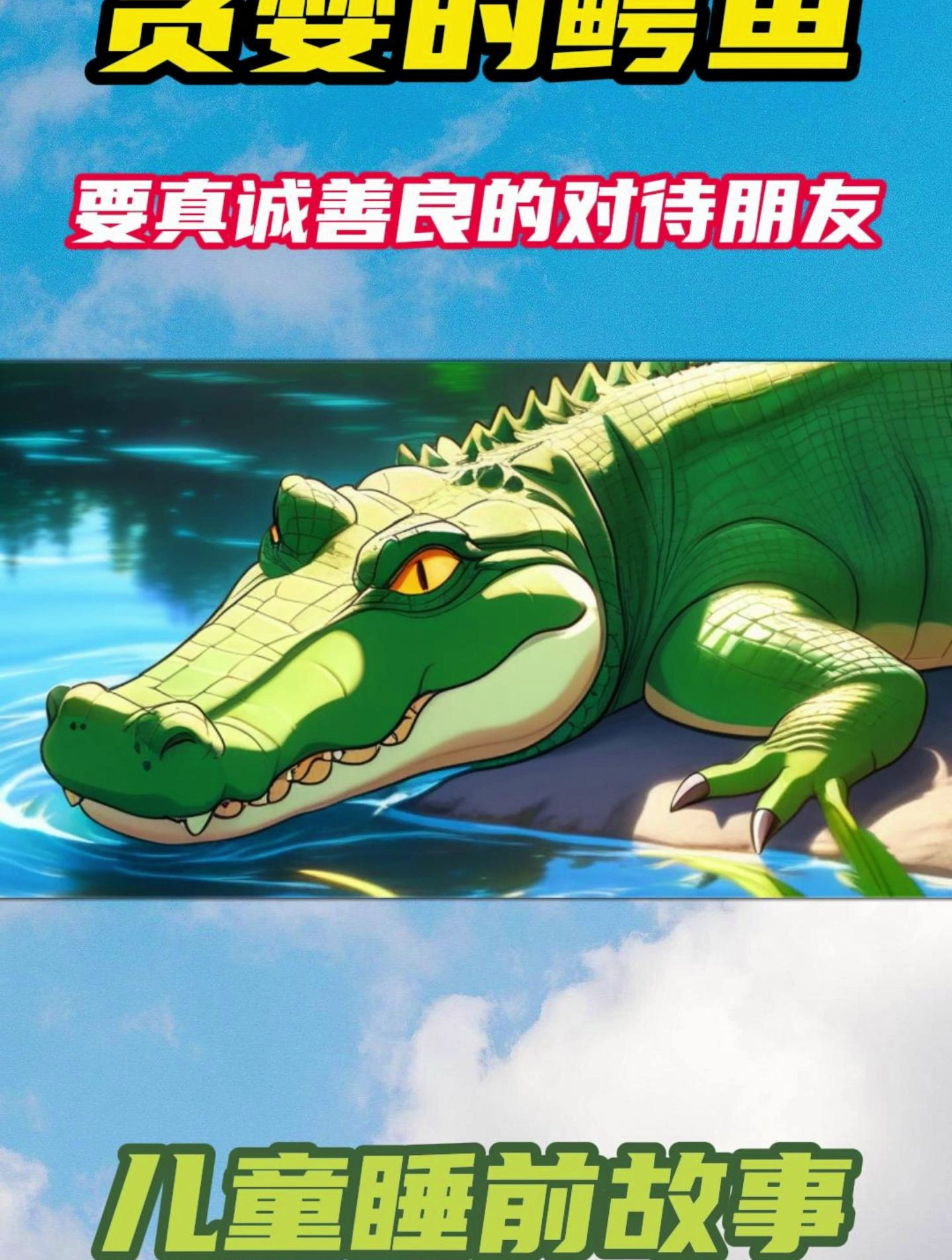 贪婪的鳄鱼:鳄鱼牙痛求助,燕千鸟智逃魔爪,贪婪之心的下场