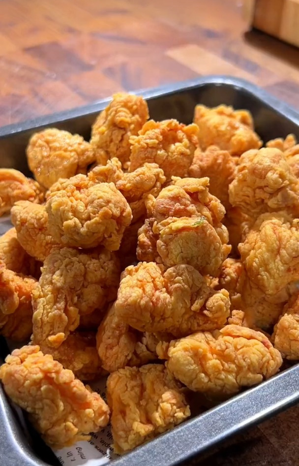 酥脆可口的干炸鸡米花