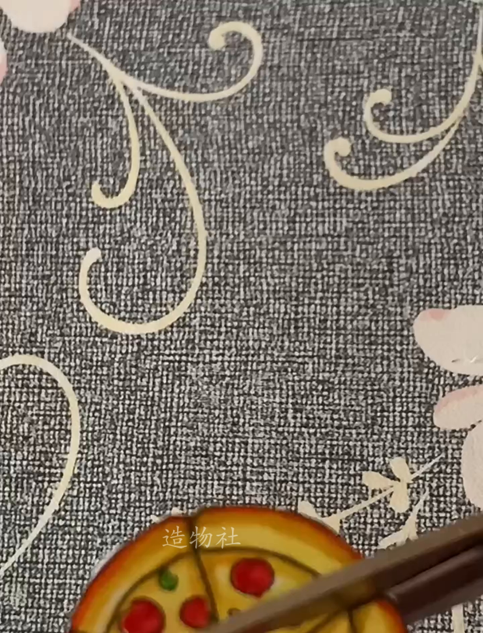 在家轻松做拉丝效果的立体披萨
