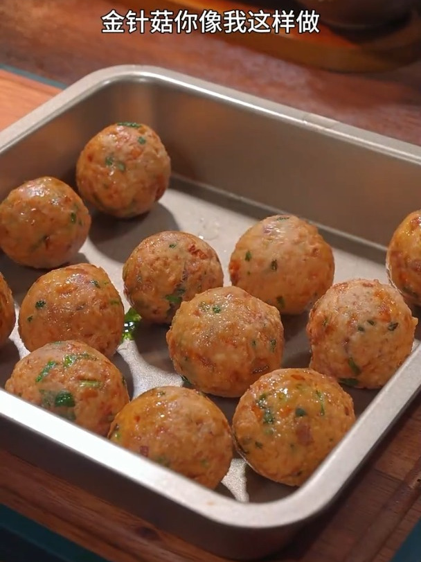 酥酥脆脆的炸蔬菜丸子