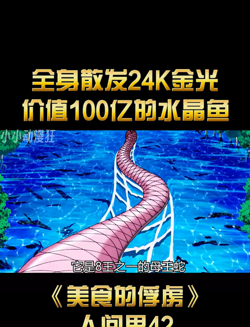 金灿灿的水晶鱼,身价百亿,传说中的梦幻宝贝