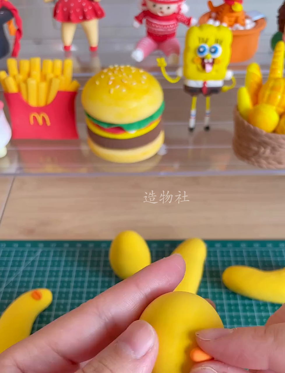 轻飘飘的彩泥～夏天的萌小鸭