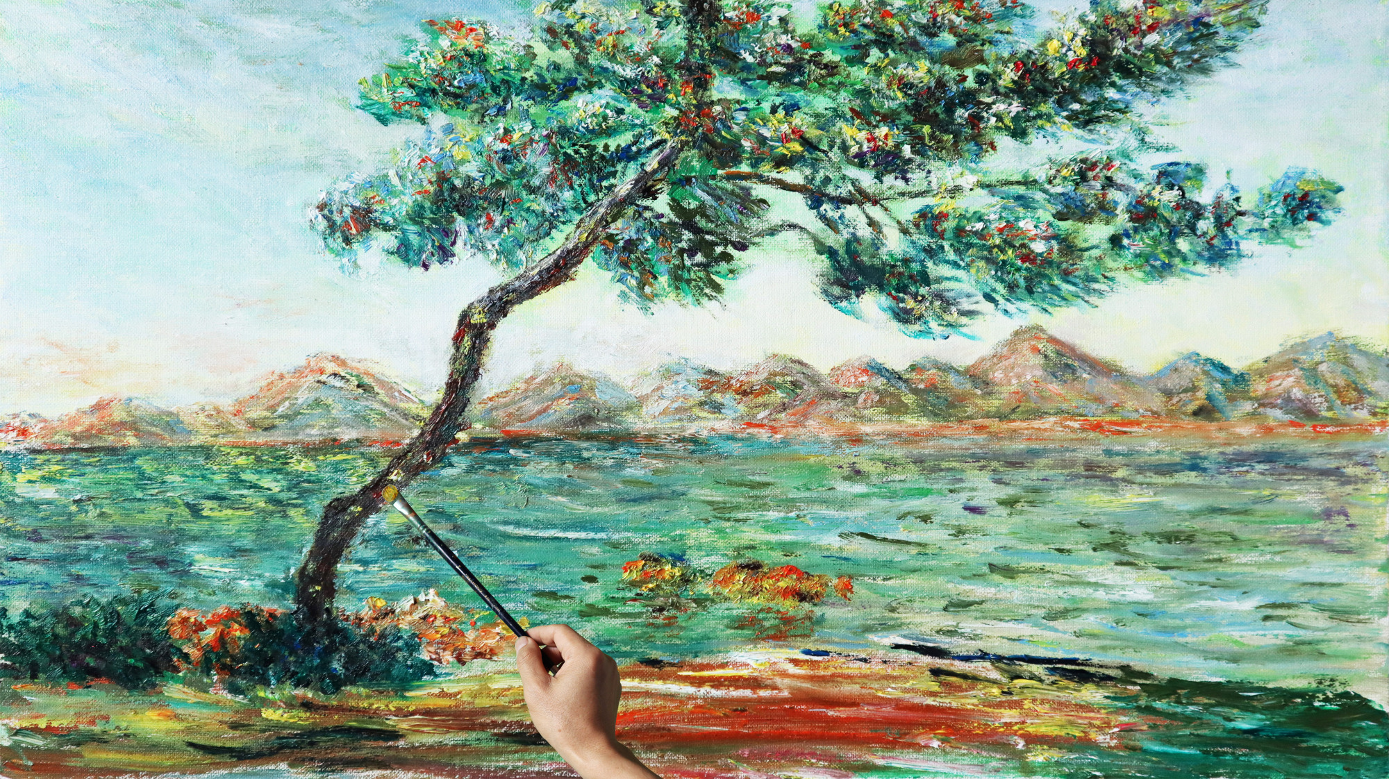 印象派的油画风景是如何完成的(78)?