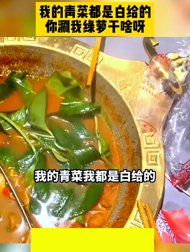 客人醉酒把西瓜和绿萝当菜涮火锅了……