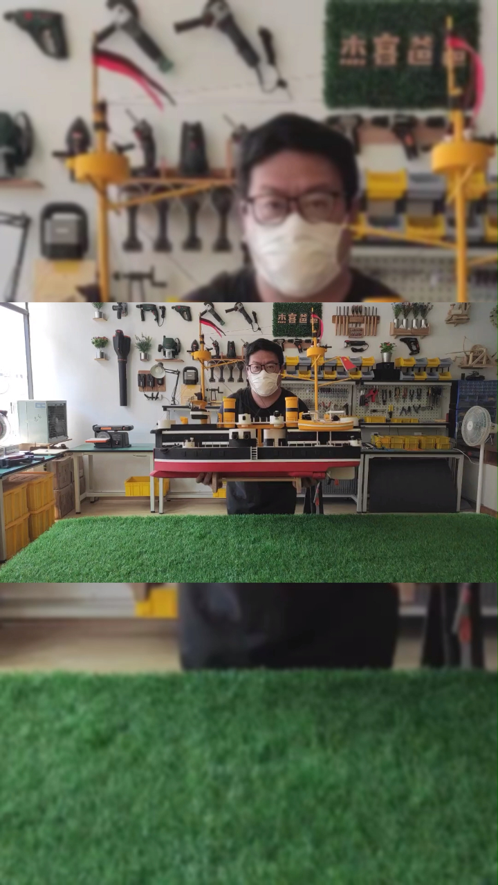 自造百年蒸汽铁甲舰模型,舰上最牛的武器不是炮?