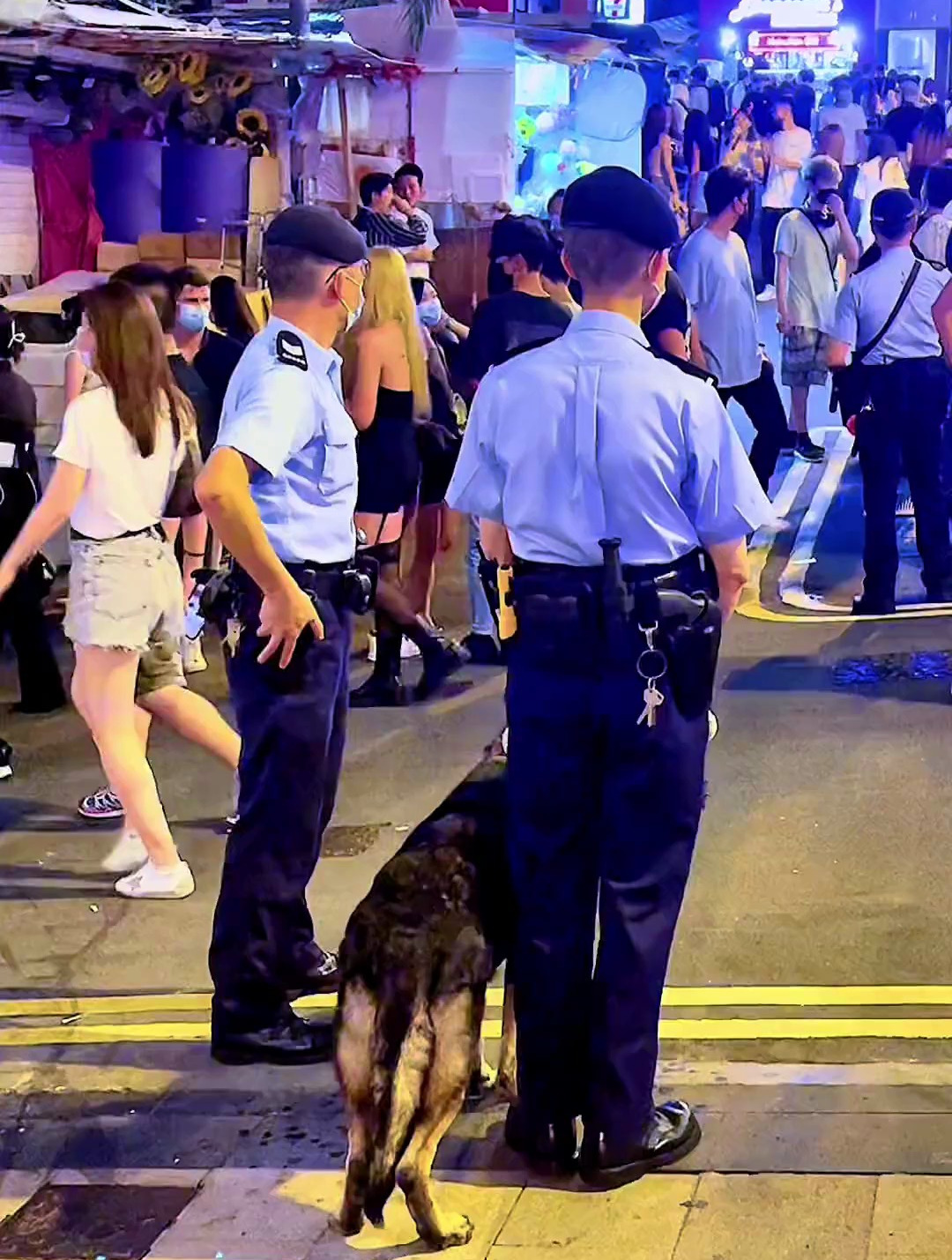 香港警察 人民警察 最美背影 香港
