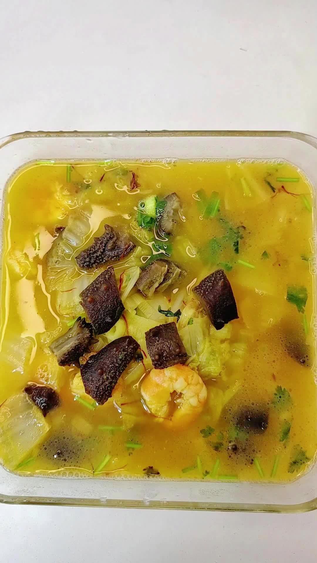 海参红花汤眩晕的朋友可以试试