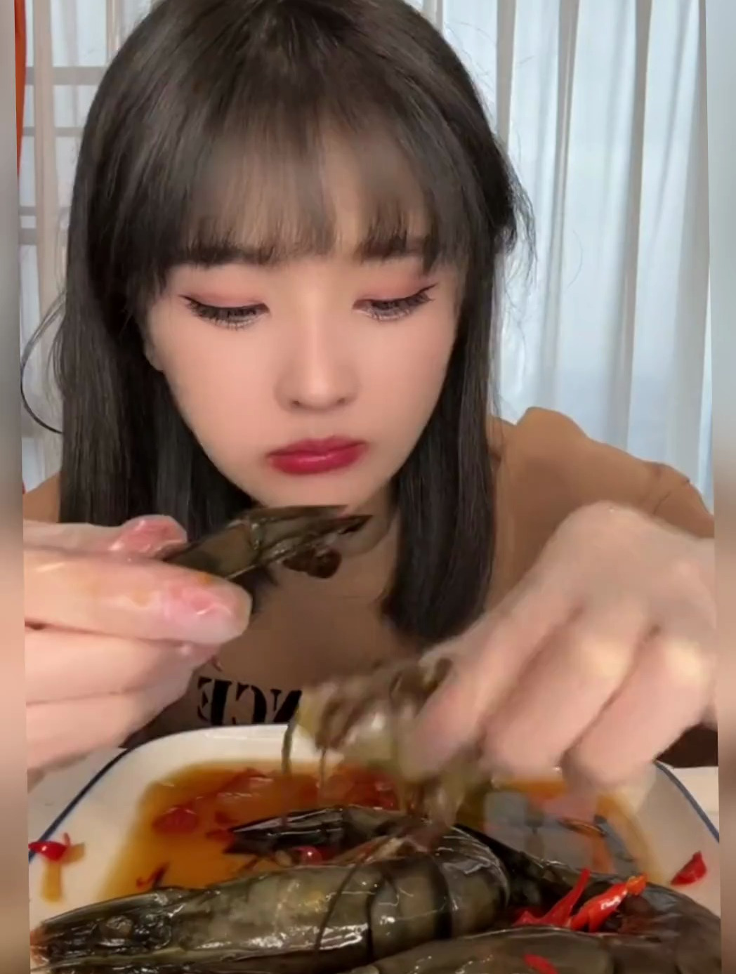 生呛黑虎虾美食 快来一起尝个鲜