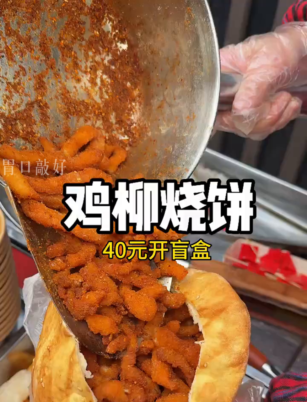 街头40块鸡柳烧饼盲盒大挑战,值不值?