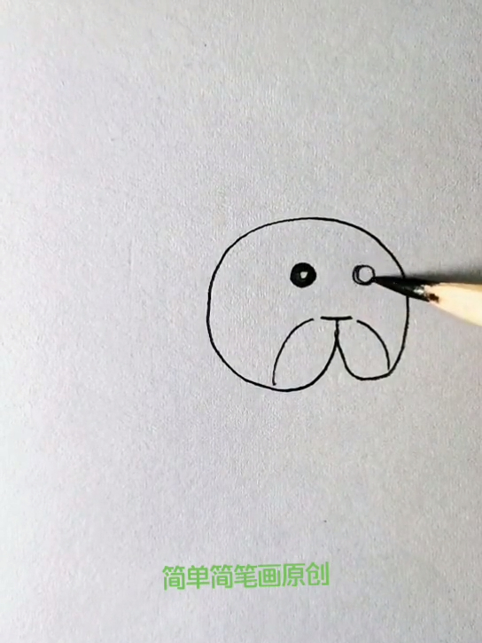 简笔画小老虎!简笔画