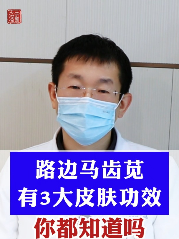 路边马齿苋,有3大皮肤功效!