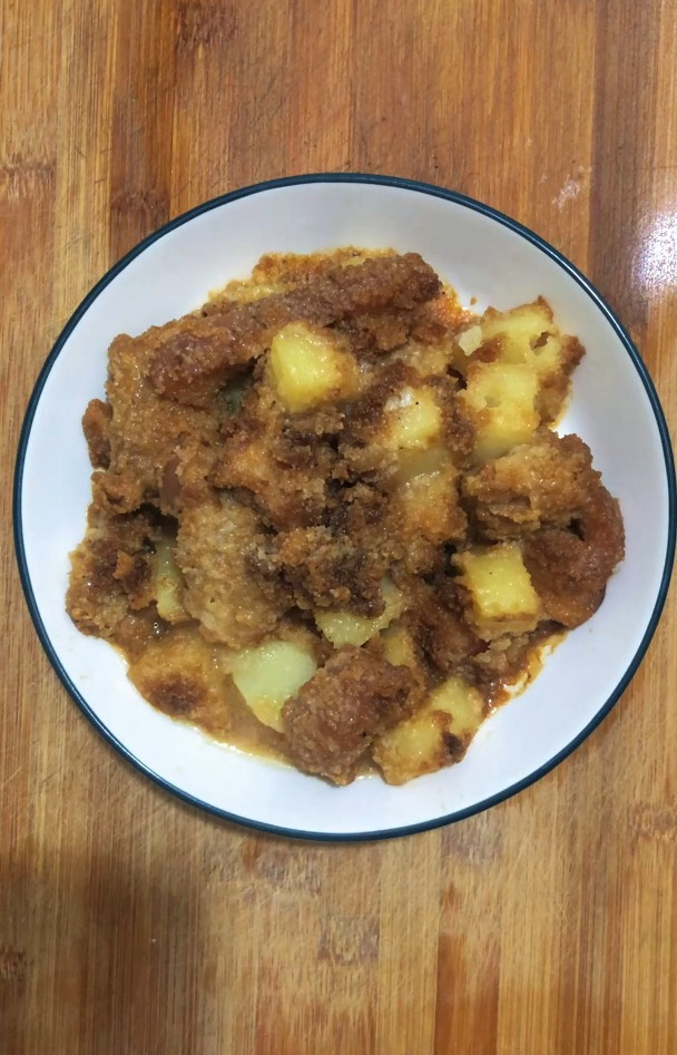 米粉蒸肉的做法 最正宗的做法,分享一道土豆米粉蒸肉