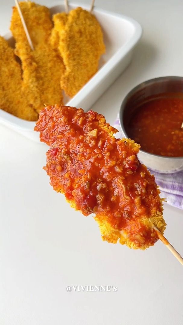 鸡胸肉怎么做?香酥裹酱大鸡排啊